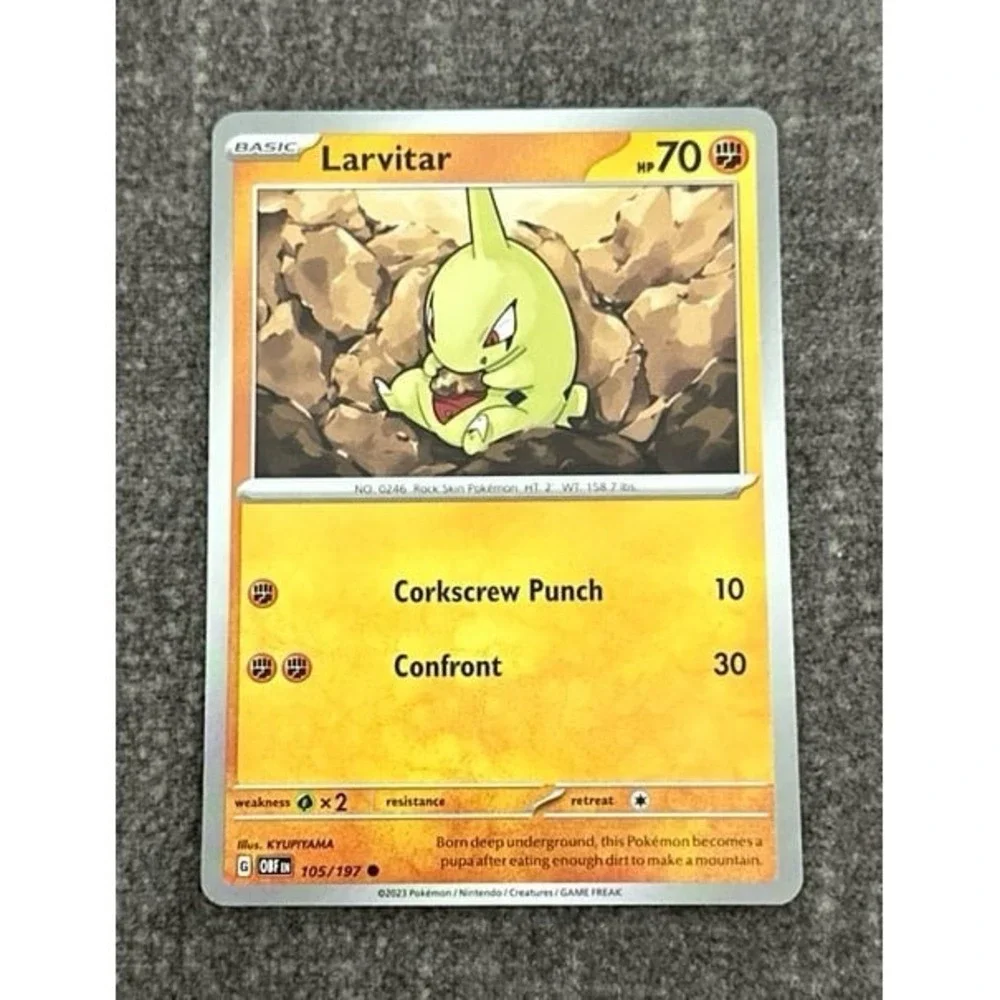 Lavitar Pokemon Card